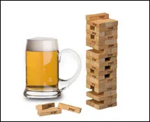 Drinking Jenga Game